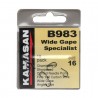Carlige Kamasan B983 Wide Gape Specialist 10 buc